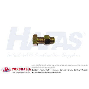 [EZR.2301830] Baut & Mur Baja_ HT B/N 8.8 F7 M6x12, M6 x 12 - P1.00 (kuning)