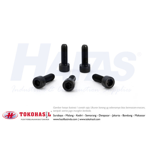[EZR.2302182] Socket Cap Screw / Baut L M3x12, M3 x 12 - P0.50, 12.9