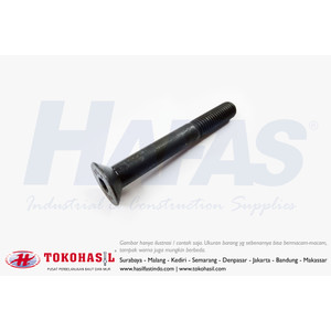 [EZR.2302189] Flat Socket Cap Screw 3/4 x 3-1/2, 10T (Baut Flat L, Countersunk) Half