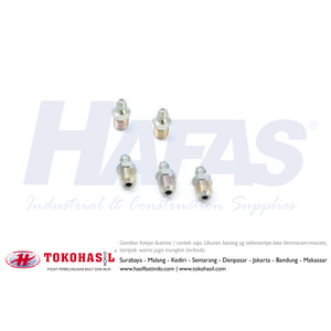 [EZR.2302240] Grease Nipple STRAIGHT (lurus) 5/16" - putih