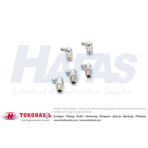 [EZR.2302294] Grease Nipple 1/8" x 45 (putih)