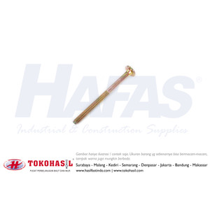 [EZR.2302315] Baut JCB-C M6x20 / M6 x 20 Under Size (kuning)