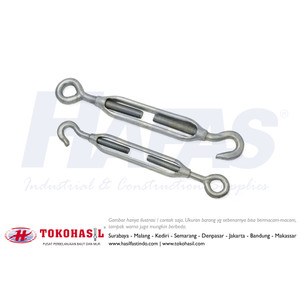 [EZR.2302387] Hot Forged Split Frame Turnbuckle H/E - 1/2" inch (Hook & Eye)