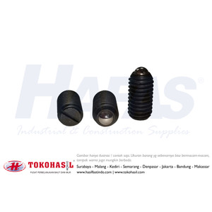 [EZR.2302592] Slotted Spring Ball Plunger set screw M6x13, M6 x 13 - P1.00
