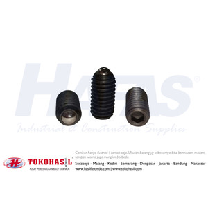 [EZR.2302596] Hex Socket Spring Ball Plunger set screw M5x12, M5 x 12 - P0.80