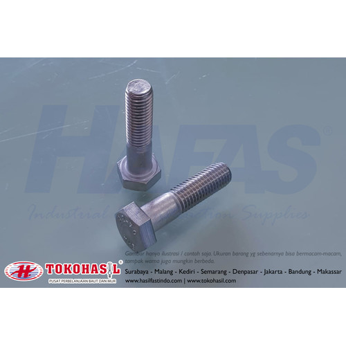 [EZR.2302630] Baut Stainless Steel A2 (B/O SS 304 M 8 x 40) M8x40 - Half, ECERAN