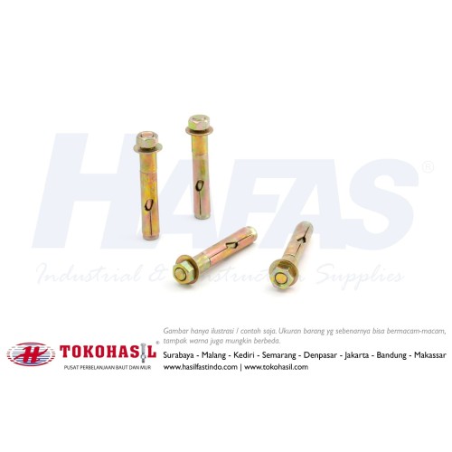[EZR.2302649] Dyna Bolt M10 x 100 (Dynabolt 10x100 / Baut Beton M10x100) - ECERAN
