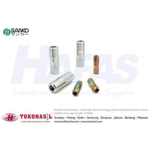 [EZR.2302699] Drop In Anchor, Dyna Set, Dinaset M16 / M 16 - P2.00 (putih)
