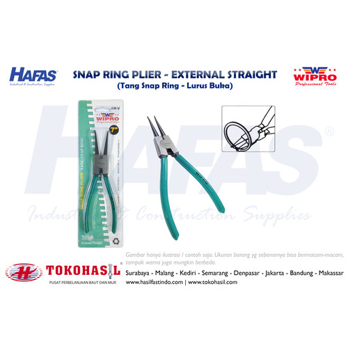 [EZR.2302731] Tang Snap Ring 7" inch (Lurus buka) - WIPRO