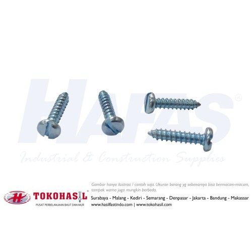 [EZR.2302734] Sekrup / Skrup Tapping (Tapping Screw) PH- #6x1/2" (2.000 pcs)