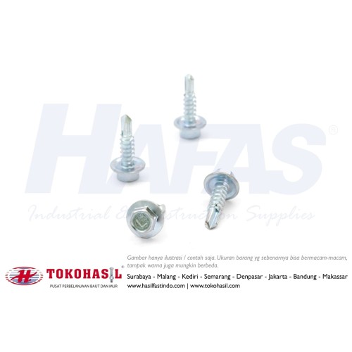 [EZR.2303110] Sekrup / Skrup Baja Ringan #8x13 (HWH Self Drilling Screw) - 1.800 pcs