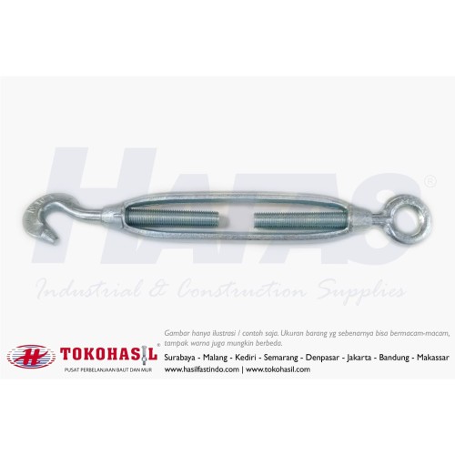 [EZR.2303320] Spanskrup H/E 1/2 Galvanis (Jarum Keras 1/2, Span Screw 1/2)
