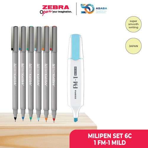 [EZO.7500100] Zebra Paket Alat Tulis Milipen/ Stationery Set