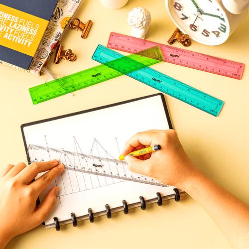 [EZO.7500107] Agatis Eco Penggaris Plastik 20cm