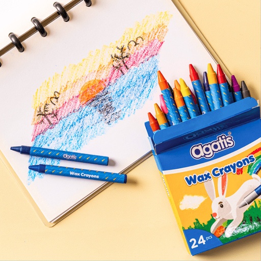 [EZO.7500137] Agatis Eco Wax Krayon 24 Warna