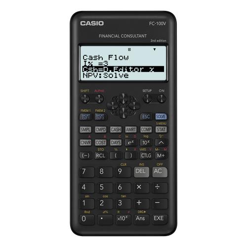 [EZO.7500172] Kalkulator Financial/Keuangan Casio FC-100V