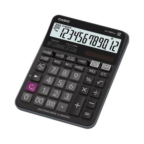 [EZO.7500181] Kalkulator Toko/Dagang Casio DJ-120D Plus 12 Digit