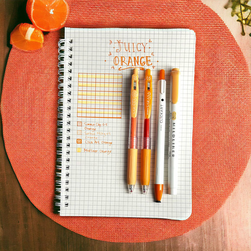 [EZO.7500190] Paket Bundling Alat Tulis Zebra Juicy Orange Free Notebook Grid A5