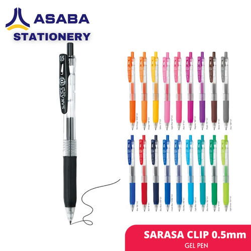 [EZO.7500195] Zebra Pulpen/Pen/Bulpen Sarasa Clip 05