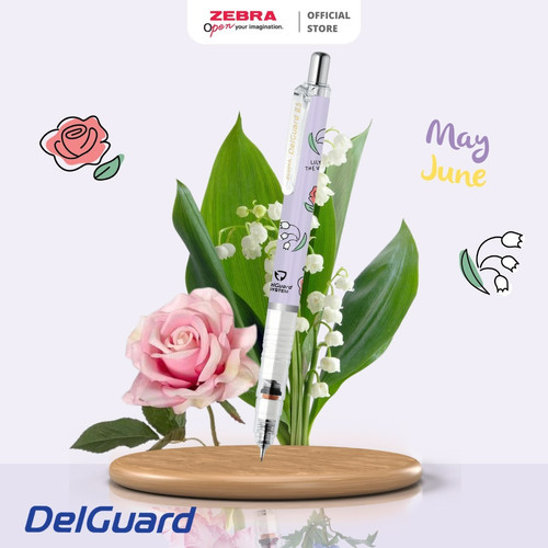 [EZO.7500203] Zebra Pensil Mekanik Delguard Flower Series - Limited Edition