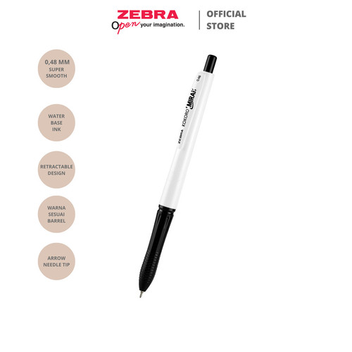 [EZO.7500204] Zebra Gel Pen Pulpen Kokoro Mirai - 0.48 mm