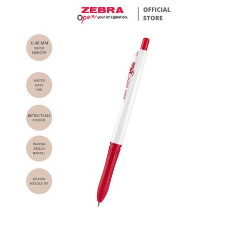 [EZO.7500204] Zebra Gel Pen Pulpen Kokoro Mirai - 0.48 mm