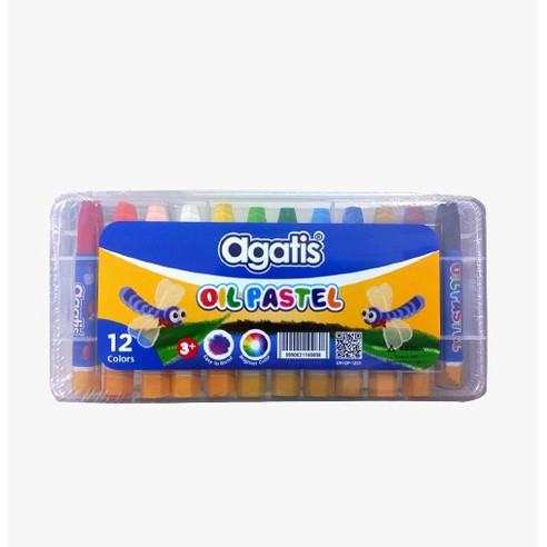 [EZO.7500205] AGATIS OIL PASTEL CRAYON HEXAGONAL