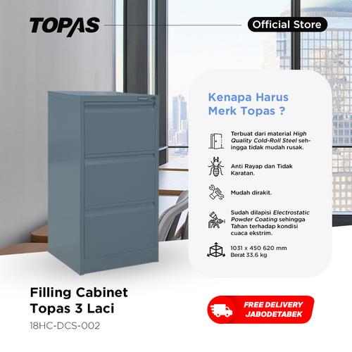 [EZO.7500216] Filing Cabinet Topas 3 Laci DCS-002