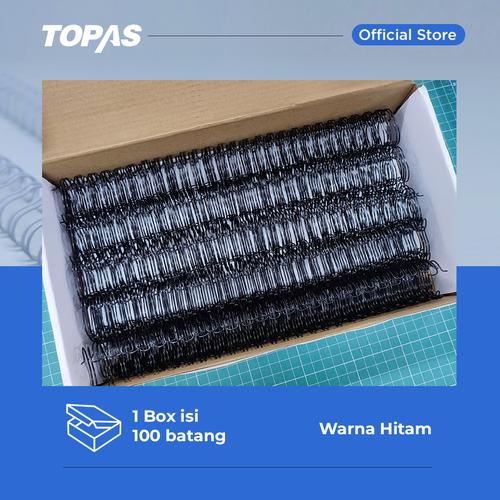 [EZO.7500230] TOPAS Ring Kawat Spiral Jilid A4 3:1, 35 LOOP -9/16 [BOX]