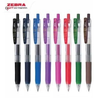 [EZO.7500243] ZEBRA Sarasa Clip 07 - Black