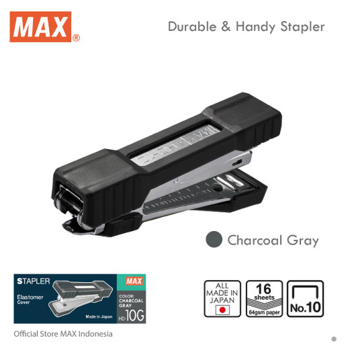 [EZO.7500248] MAX Stapler HD-10G Charcoal Gray
