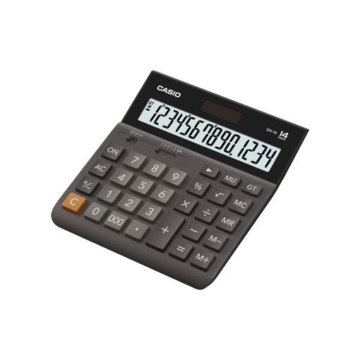 [EZO.7500256] Casio Wide H Series Calculator DH-14 Black