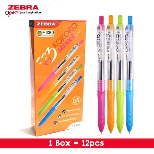 [EZO.7500276] ZEBRA KOKORO SWEET 1 LUSIN