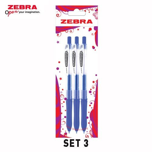 [EZO.7500277] ZEBRA KOKORO GEL 05 BLUE SET 3