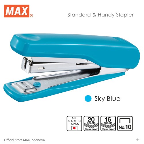 [EZO.7500297] MAX Stapler HD-10N Sky Blue
