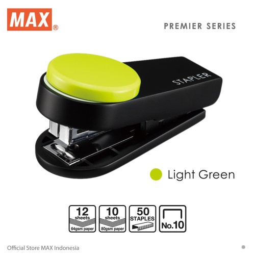 [EZO.7500313] Max Stapler HD-10XS (Mini Stapler) Light Green