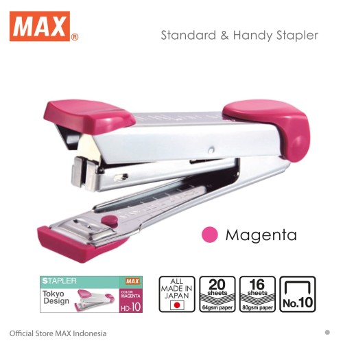 [EZO.7500325] MAX Stapler HD-10 Magenta