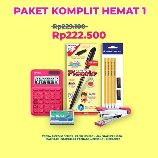 Paket Stationary Hemat1- #dirumahaja