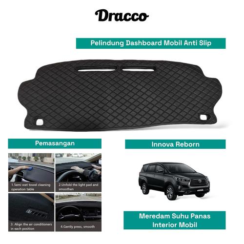 [EZO.4400280] Cover dashboard mobil Innova reborn Dracco kulit antislip tebal premium