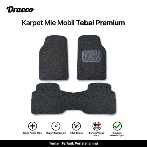 [EZO.4400281] Karpet mobil mie universal 2 baris premium tebal Dracco hitam ungu