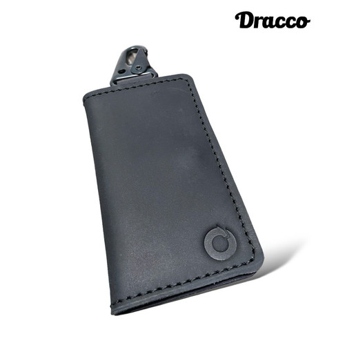 [EZO.4400448] Dompet STNK Mobil Motor Kulit Asli Dracco bonus box-Hitam