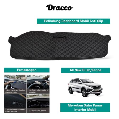 [EZO.4400294] cover dashboard mobil all new rush terios anti slip premium dracco