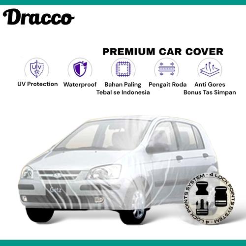 [EZO.4400302] car cover mobil hyundai getz transparan tebal awet waterproof dracco