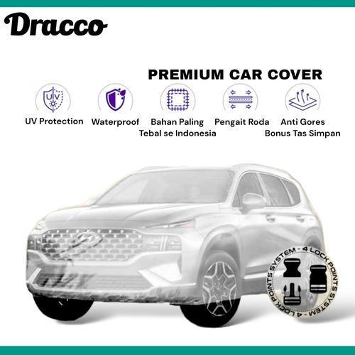 [EZO.4400303] car cover mobil hyundai santa fe transparan tebal waterproof dracco
