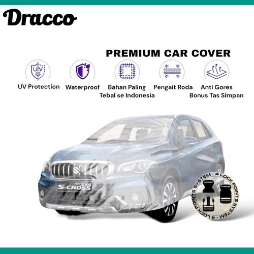 [EZO.4400308] car cover mobil suzuki s cross transparan tebal waterproof dracco