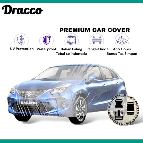 [EZO.4400312] car cover mobil baleno hatchback transparan tebal waterproof dracco