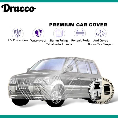 [EZO.4400320] car cover mobil mitsubishi kuda transparan tebal waterproof dracco