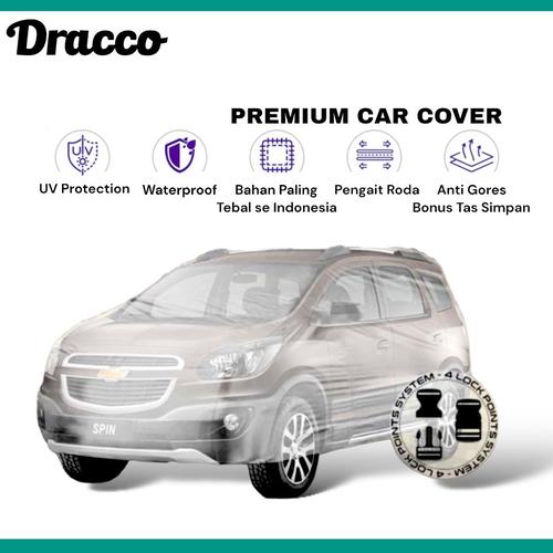 [EZO.4400330] car cover mobil chevrolet spin transparan tebal waterproof dracco