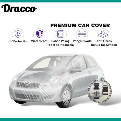 [EZO.4400337] car cover mobil yaris transparan tebal awet waterproof dracco