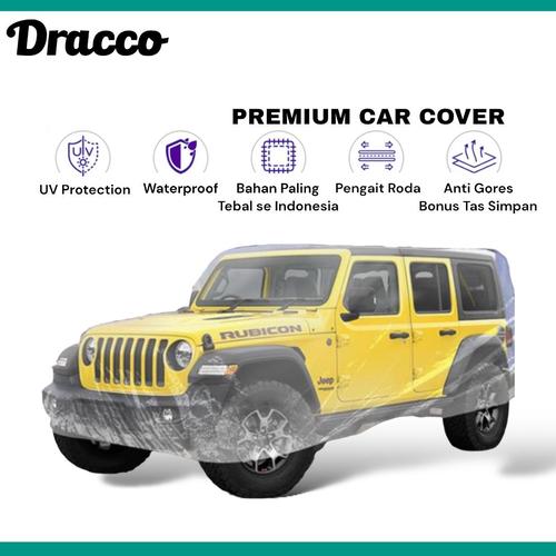 [EZO.4400338] car cover mobil rubicon transparan tebal awet waterproof dracco
